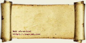 Janoš Kotik vizit kartica